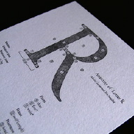 Type Anatomy Postcard R